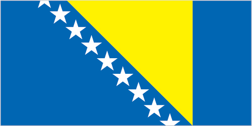 Bosnia and Herzegovina National Flag