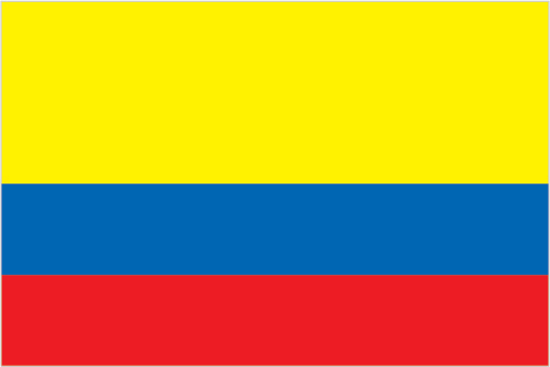 Colombia National Flag Hoodies - World Reps Apparel Canada and USA