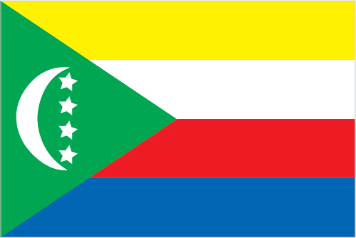 Comoros National Flag Hoodies - World Reps Apparel Canada and USA