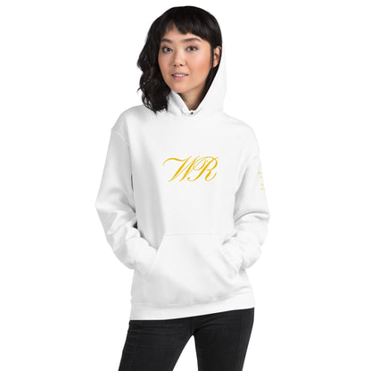 World Reps Patriot unisex pullover hoodie in white, front view, second image — World Reps Apparel